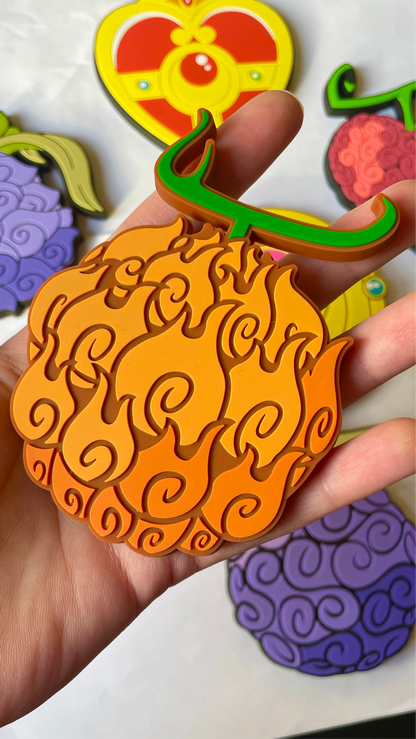 One Piece Devil Fruit Coasters