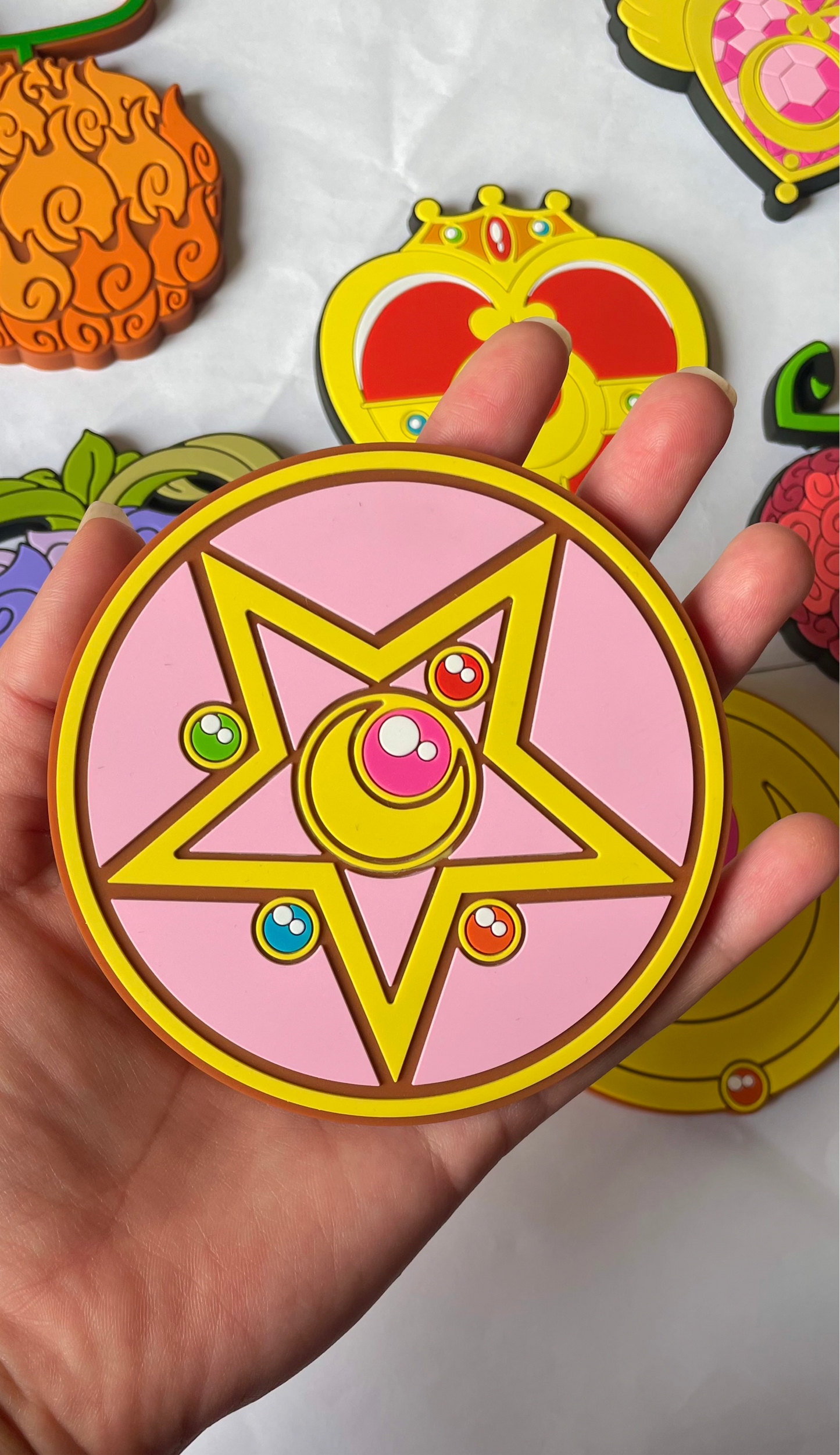 Sailor Moon Brooch Coasters