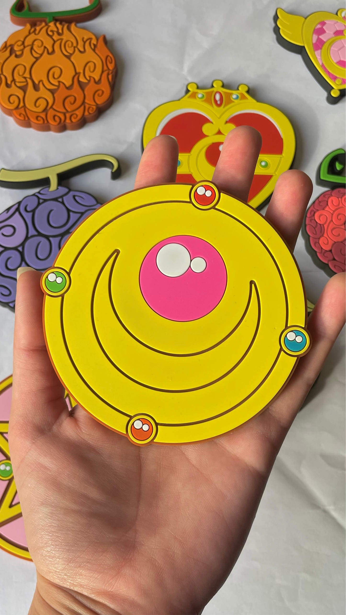 Sailor Moon Brooch Coasters