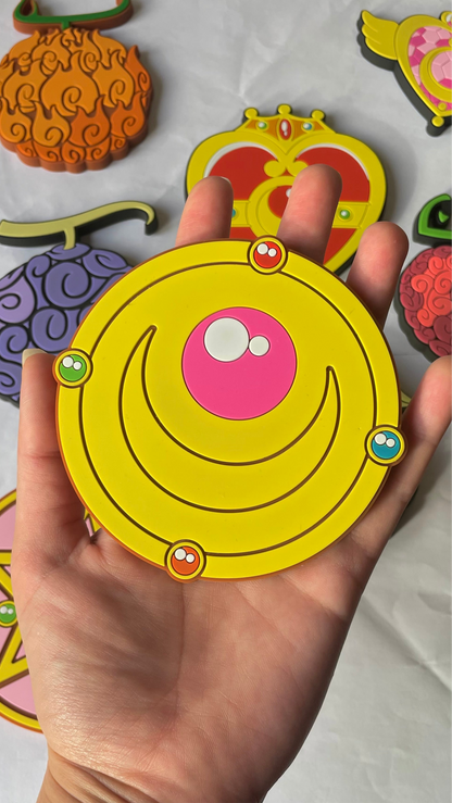 Sailor Moon Brooch Coasters