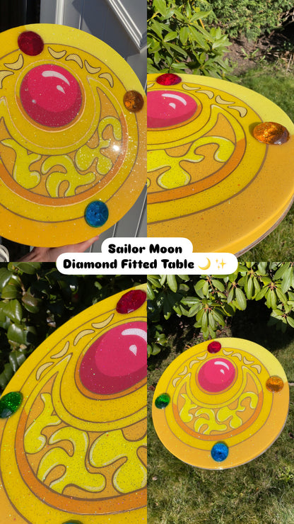 Diamond Fitted Sailor Moon Table
