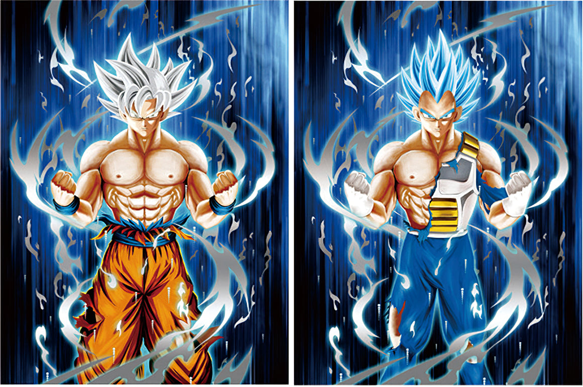 Goku and Vegeta 3D Lenticular Poster